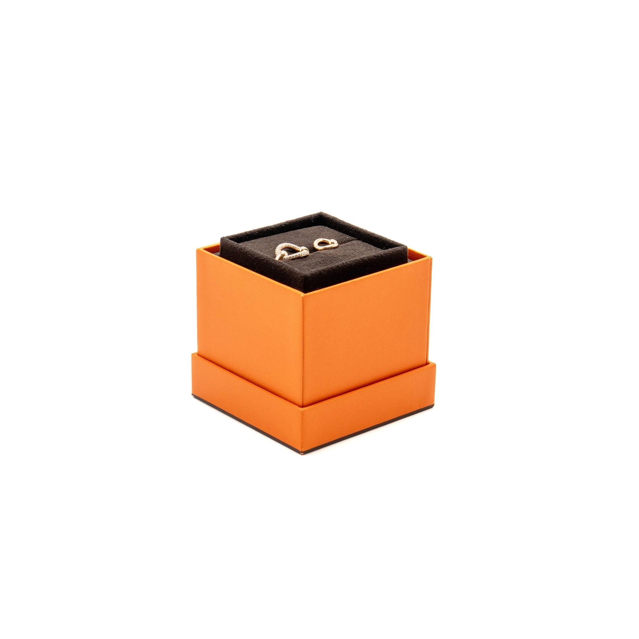 HERMES FILET D'OR DOUBLE RING ROSE GOLD/DIAMONDS