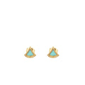 BVLGARI DIVAS’ DREAM EARRINGS YELLOW GOLD/TURQUOISE/DIAMONDS