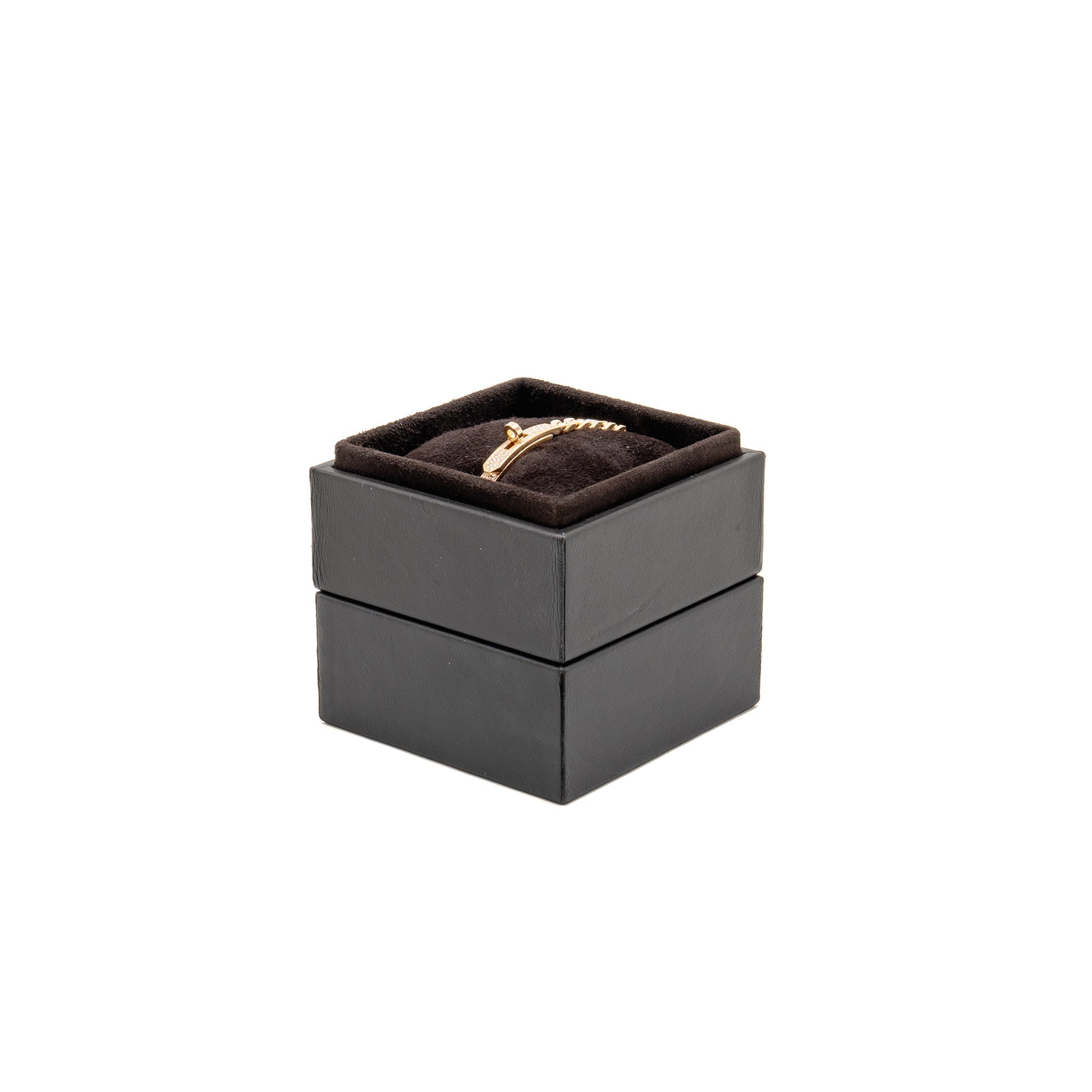 HERMES KELLY GOURMETTE BRACELET ROSE GOLD/DIAMONDS