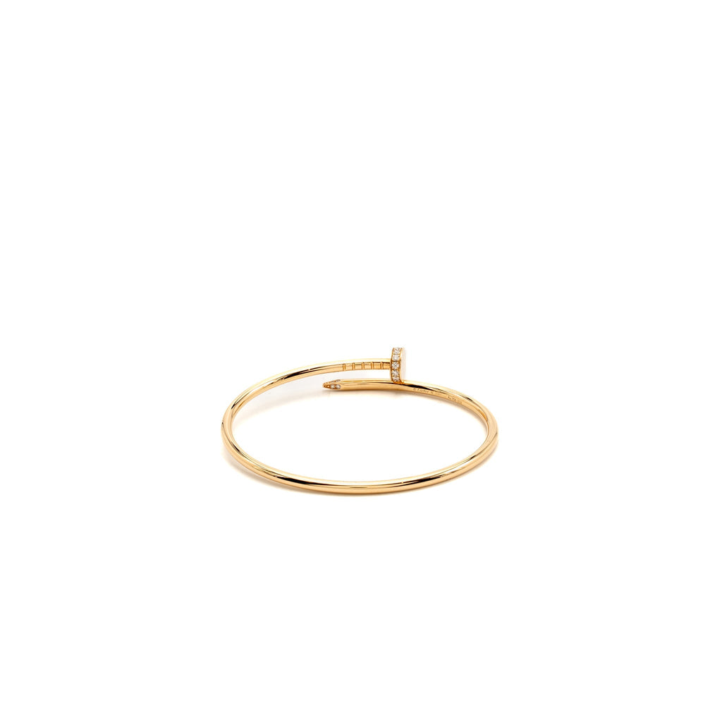 CARTIER JUSTE UN CLOU BRACELET ROSE GOLD DIAMONDS