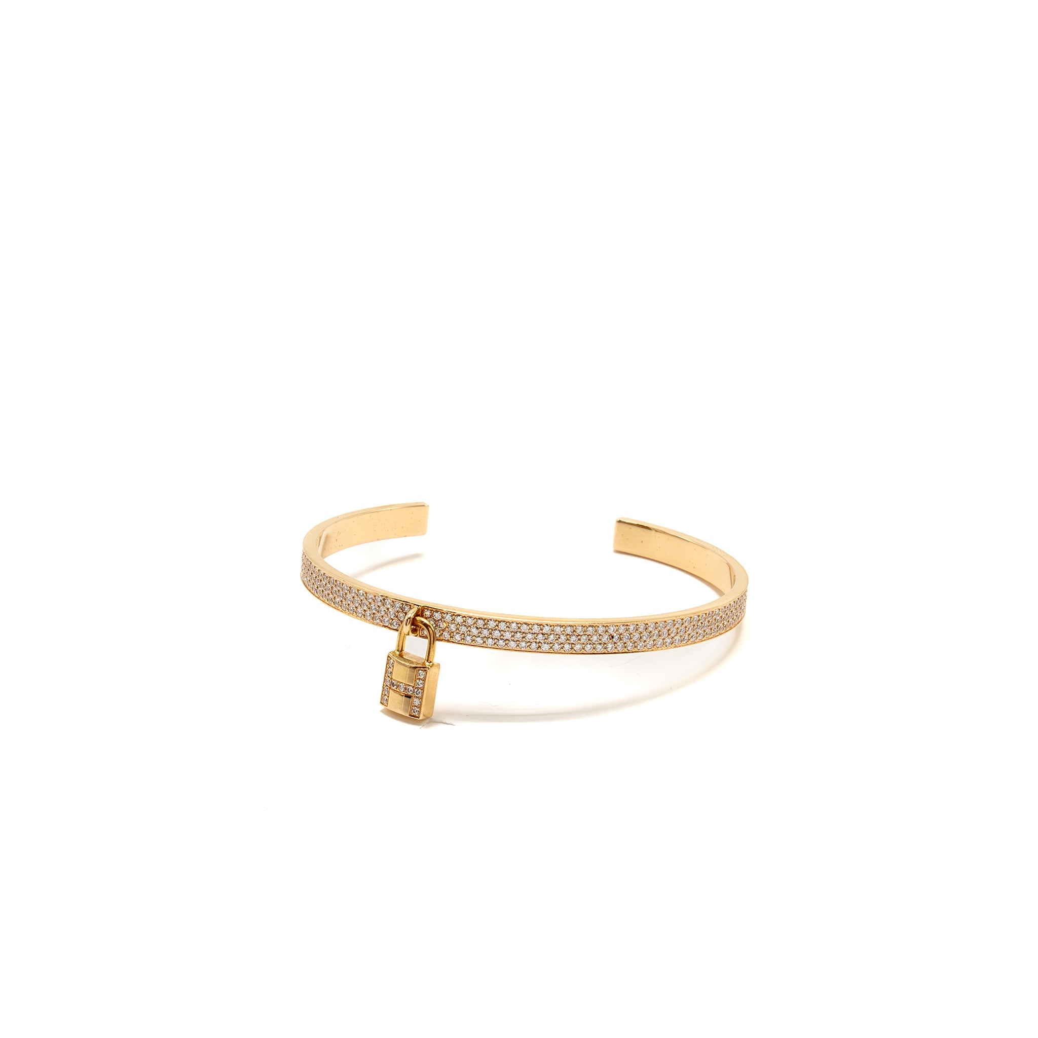 HERMES KELLY CADENAS BRACELET ROSE GOLD WITH DIAMONDS