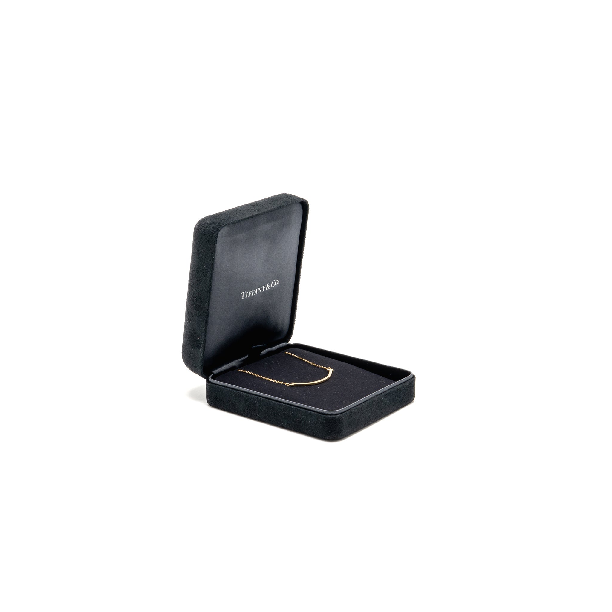 TIFFANY T SMILE PENDANT YELLOW GOLD
