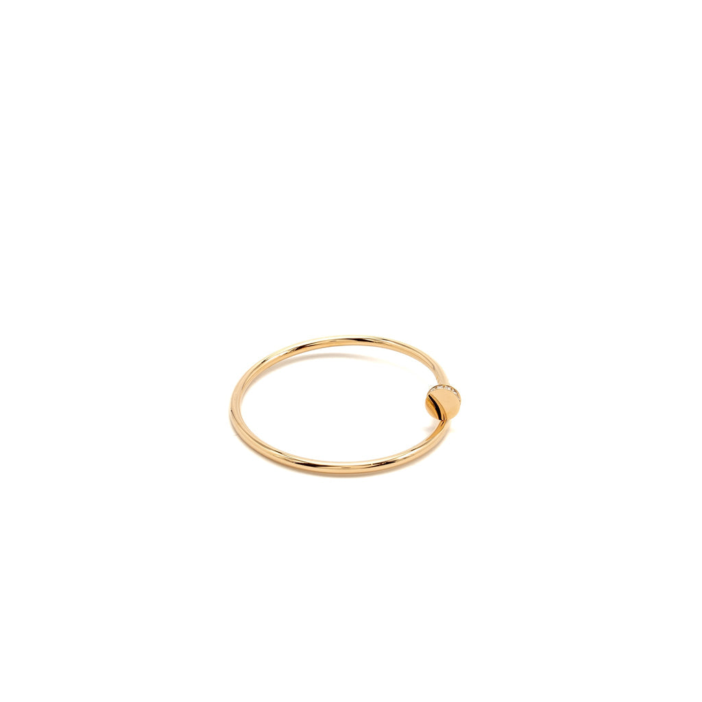 CARTIER JUSTE UN CLOU BRACELET ROSE GOLD DIAMONDS