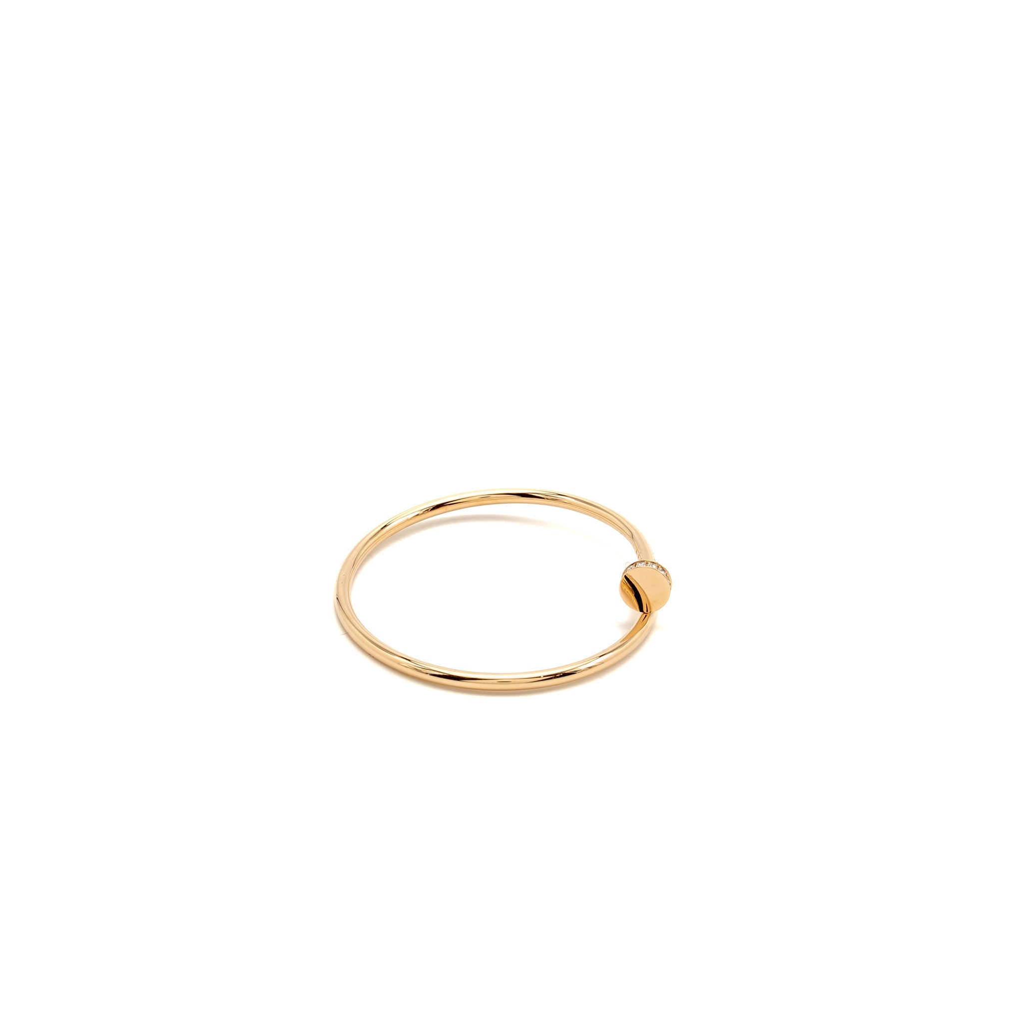 CARTIER JUSTE UN CLOU BRACELET ROSE GOLD DIAMONDS