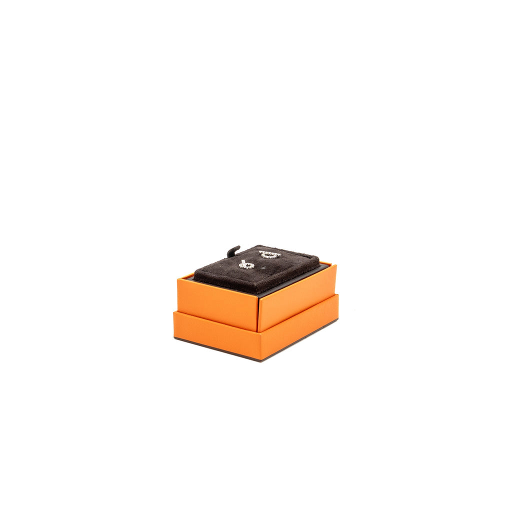 HERMES FINESSE EARRINGS WHITE GOLD / DIAMONDS