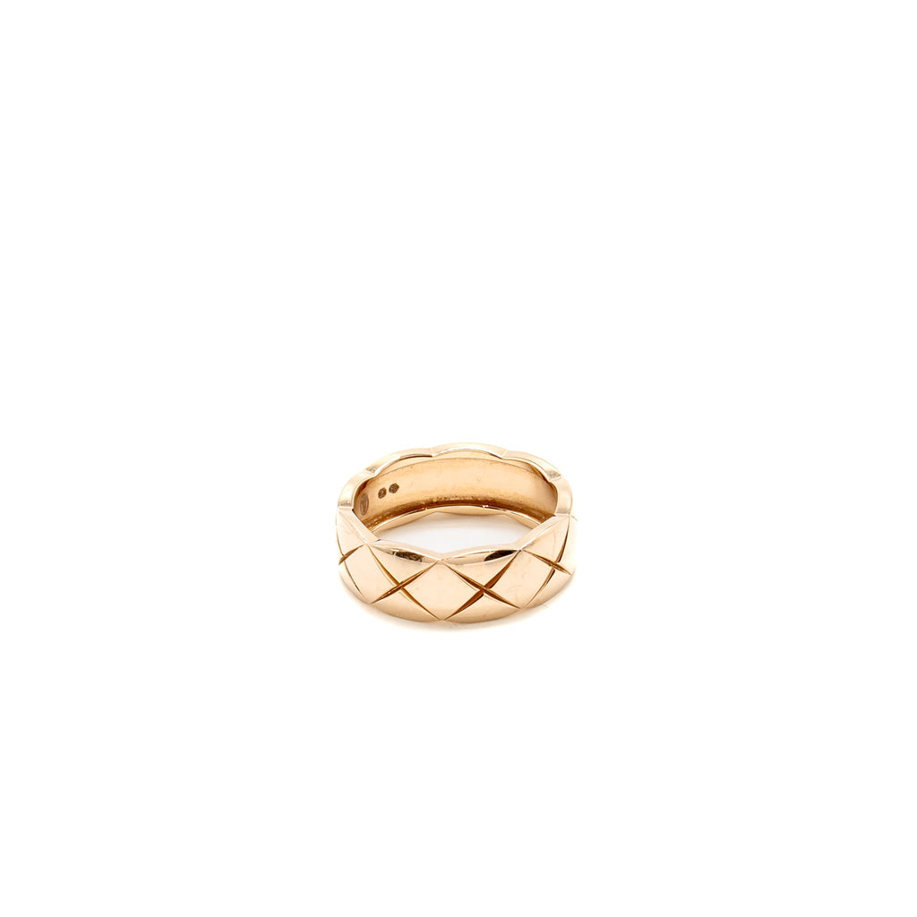 CHANEL COCO CRUSH RING BEIGE GOLD
