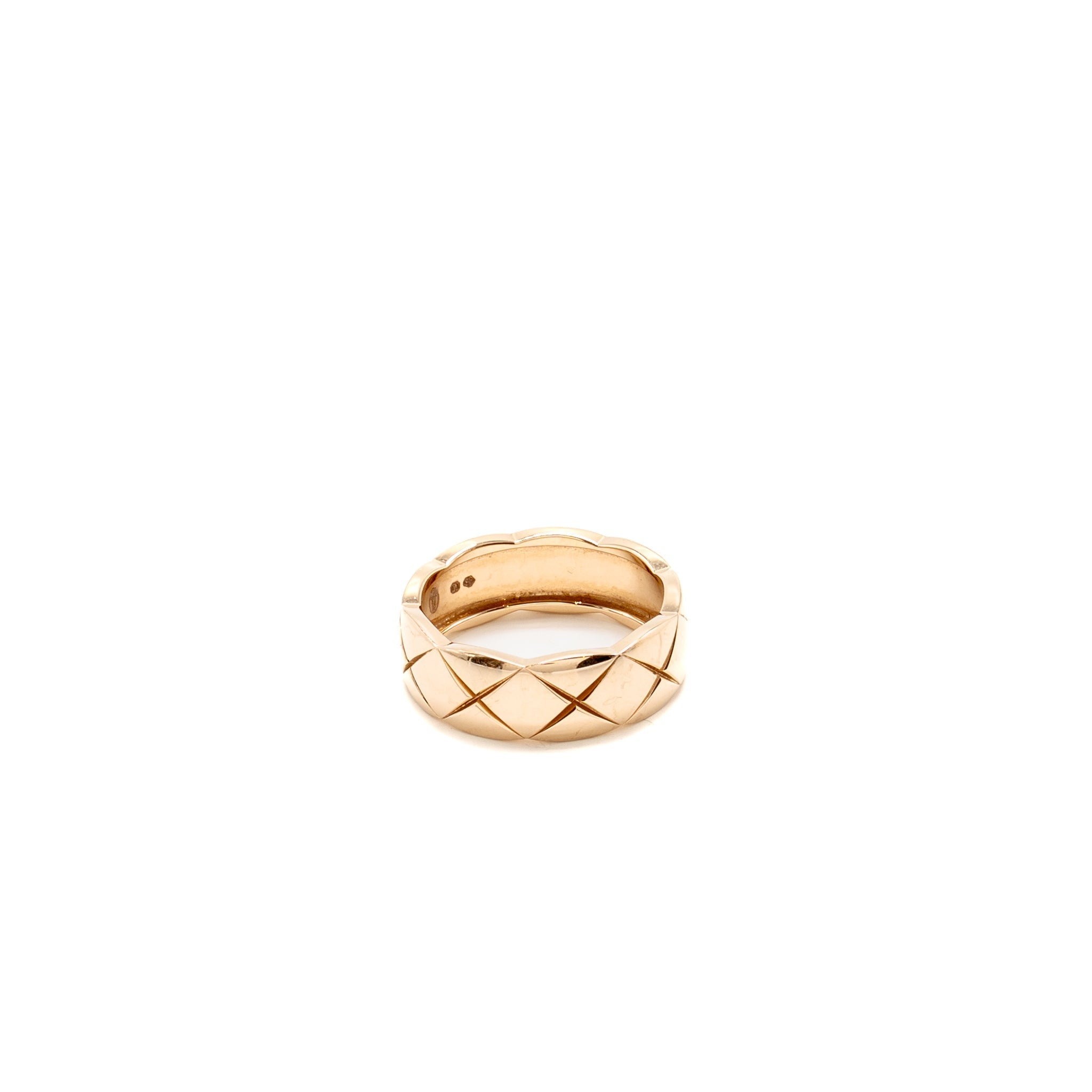CHANEL COCO CRUSH RING BEIGE GOLD
