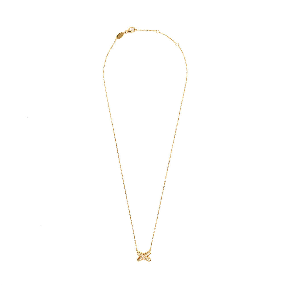 CHAUMET JEUX DE LIENS PENDANT ROSE GOLD, DIAMOND