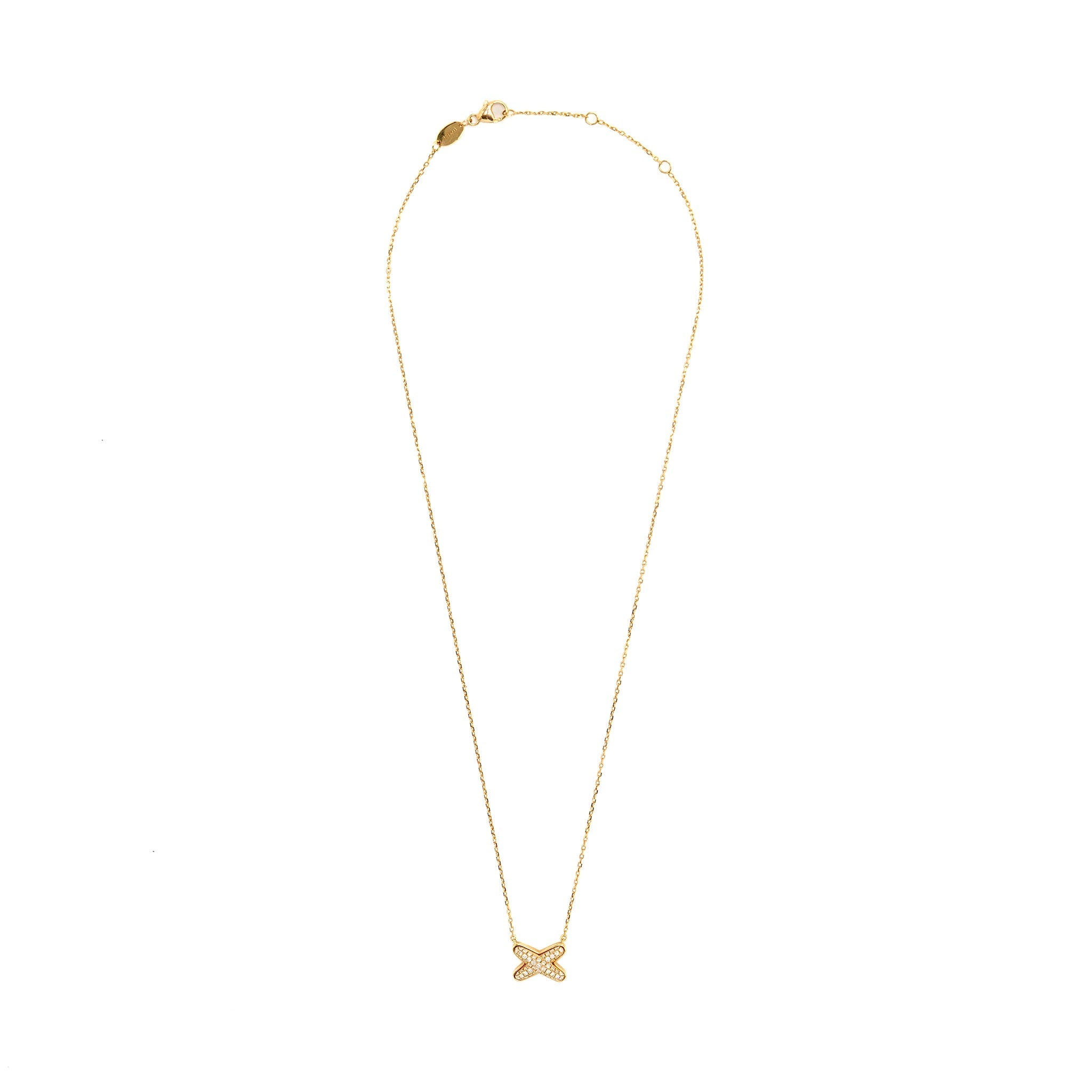 CHAUMET JEUX DE LIENS PENDANT ROSE GOLD, DIAMOND