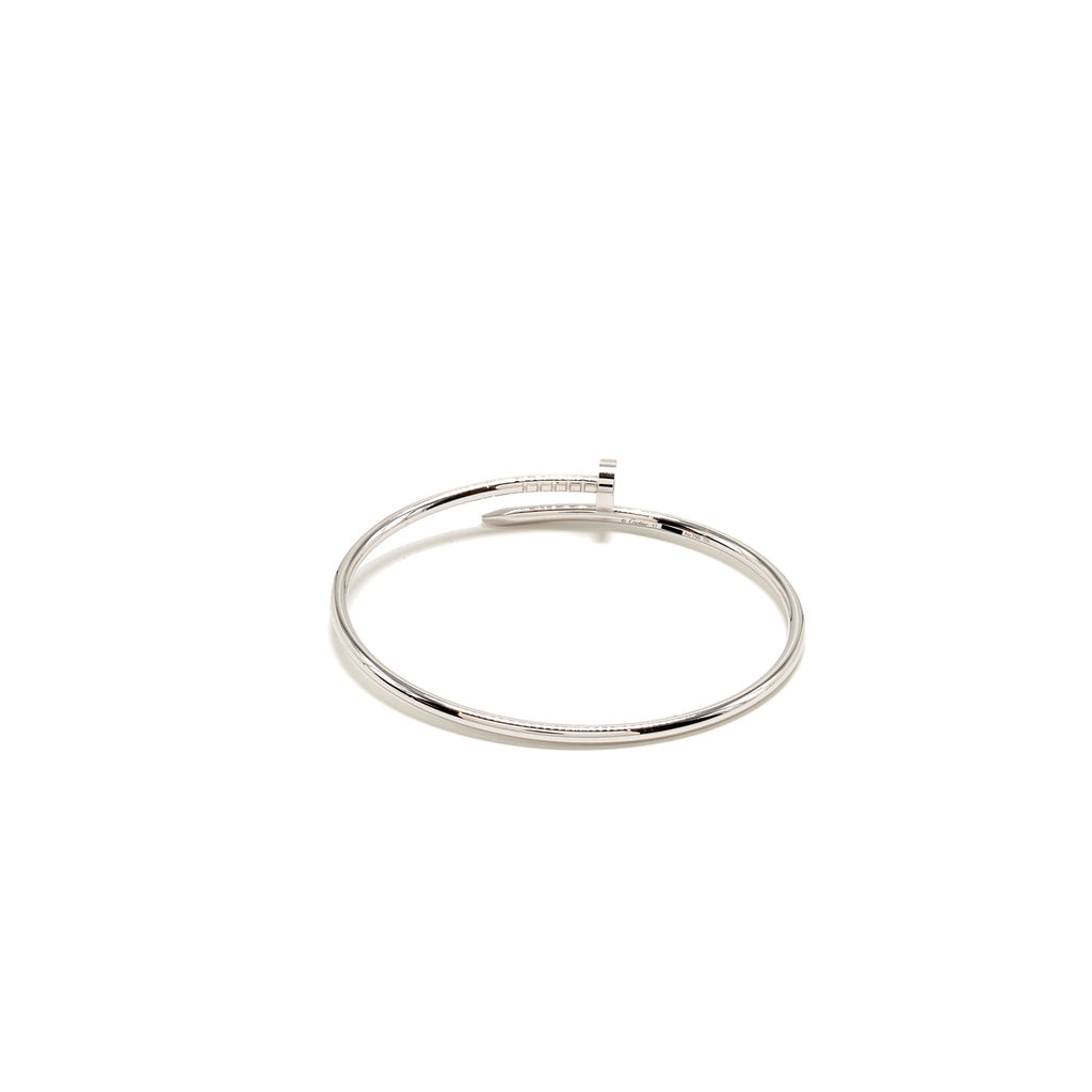 CARTIER JUSTE UN CLOU BRACELET WHITE GOLD