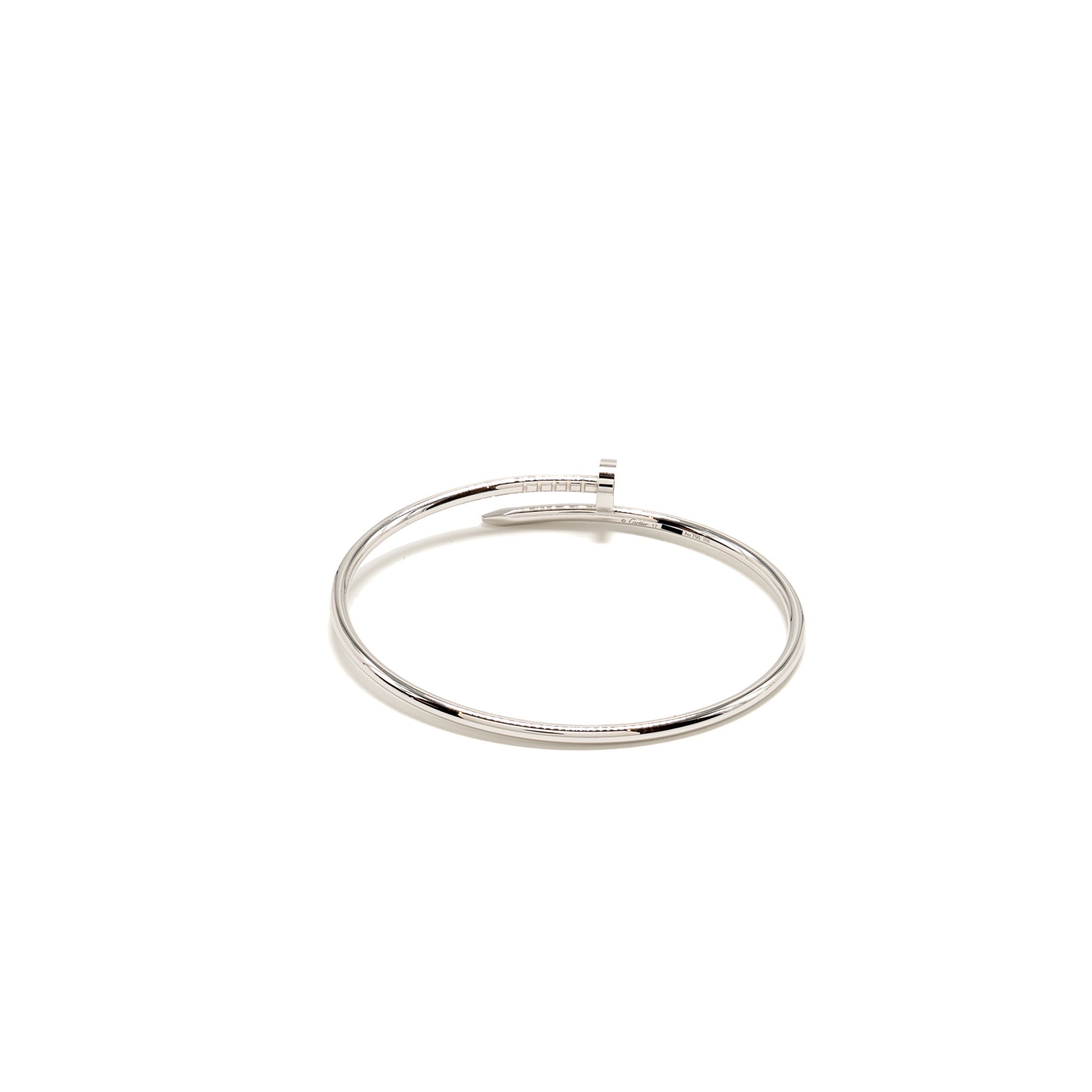 CARTIER JUSTE UN CLOU BRACELET WHITE GOLD