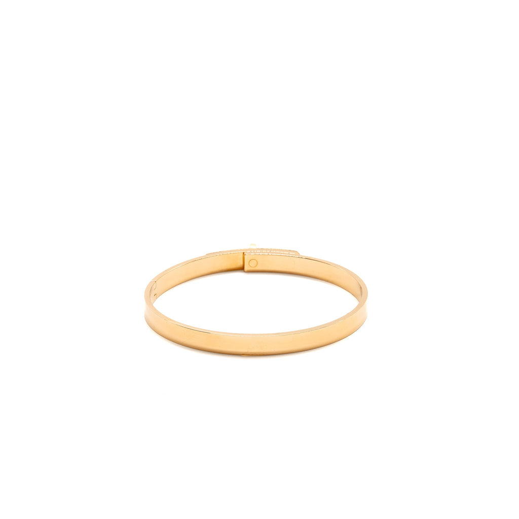 HERMES KELLY BRACELET ROSE GOLD, DIAMONDS