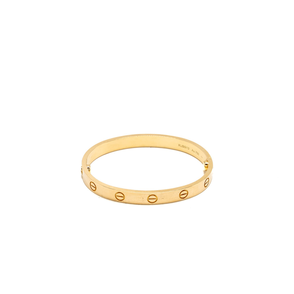 CARTIER LOVE BRACELET CLASSIC MODEL YELLOW GOLD