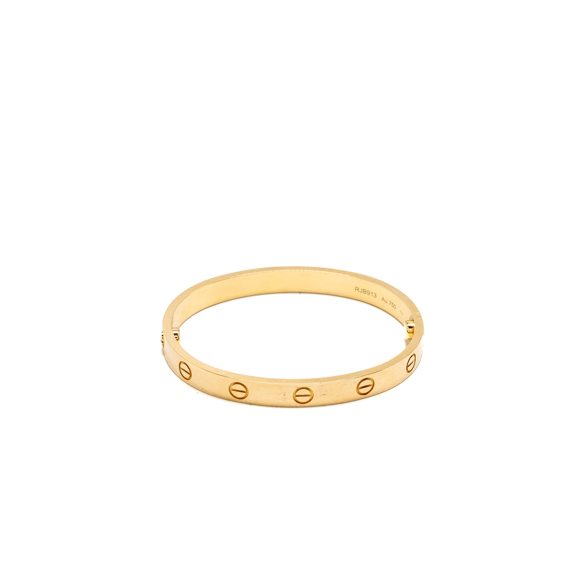 CARTIER LOVE BRACELET CLASSIC MODEL YELLOW GOLD