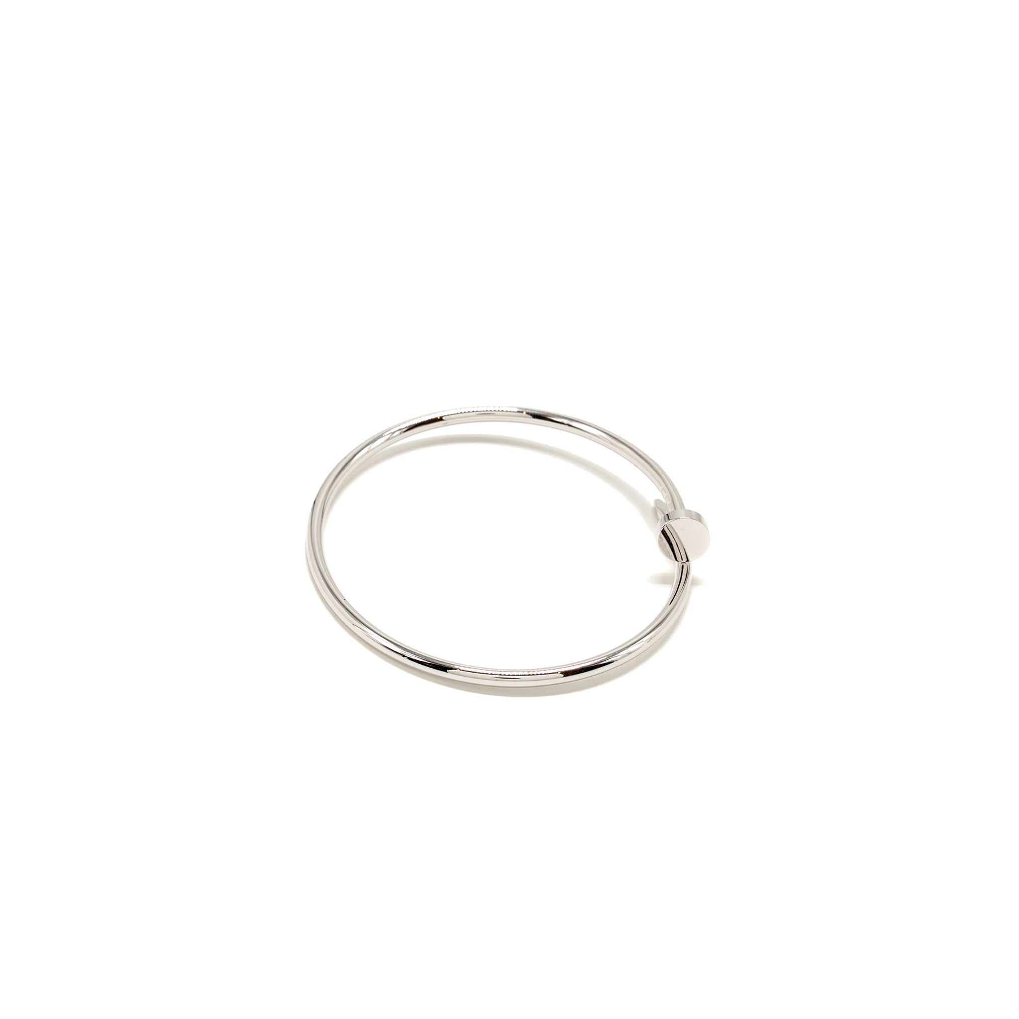CARTIER JUSTE UN CLOU BRACELET WHITE GOLD