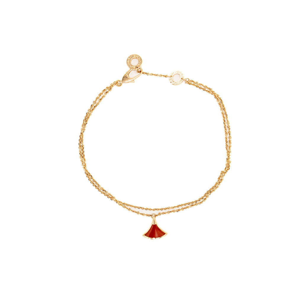 BVLGARI DIVAS’ DREAM BRACELET ROSE GOLD, CARNELIAN