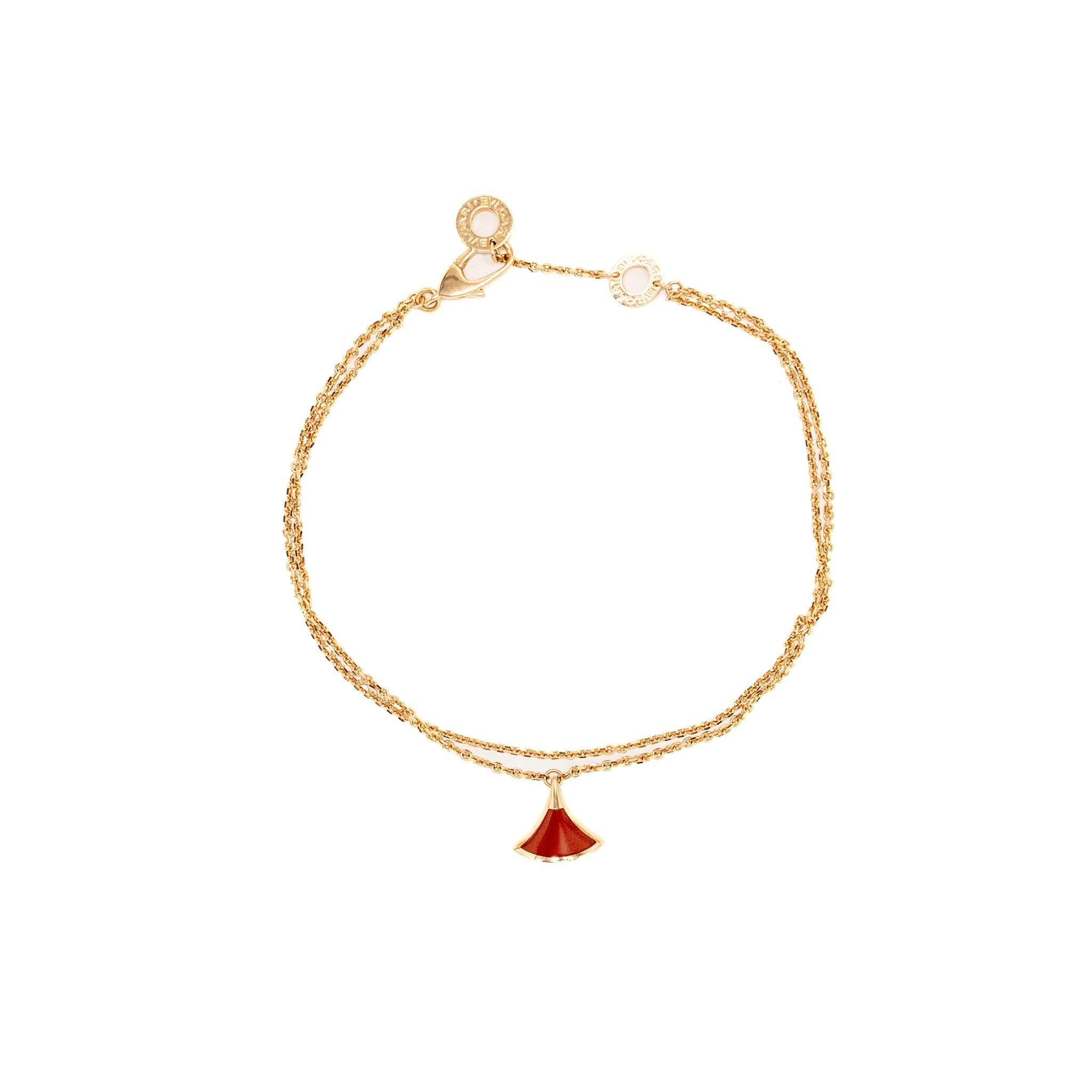 BVLGARI DIVAS’ DREAM BRACELET ROSE GOLD, CARNELIAN