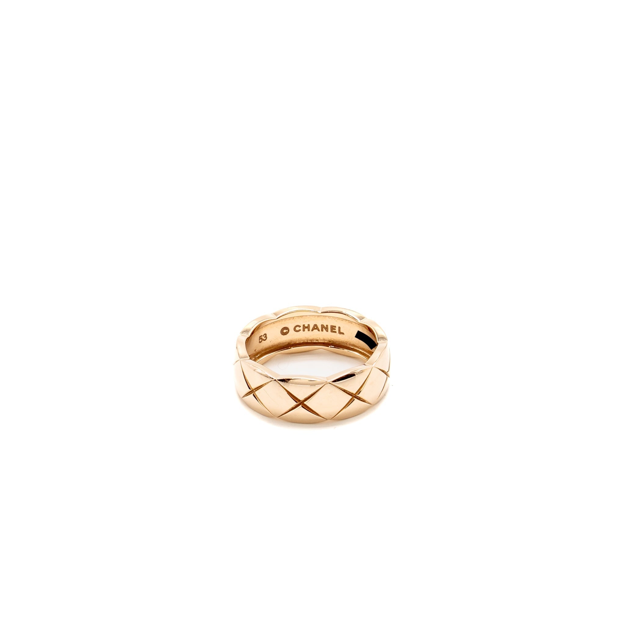 CHANEL COCO CRUSH RING BEIGE GOLD
