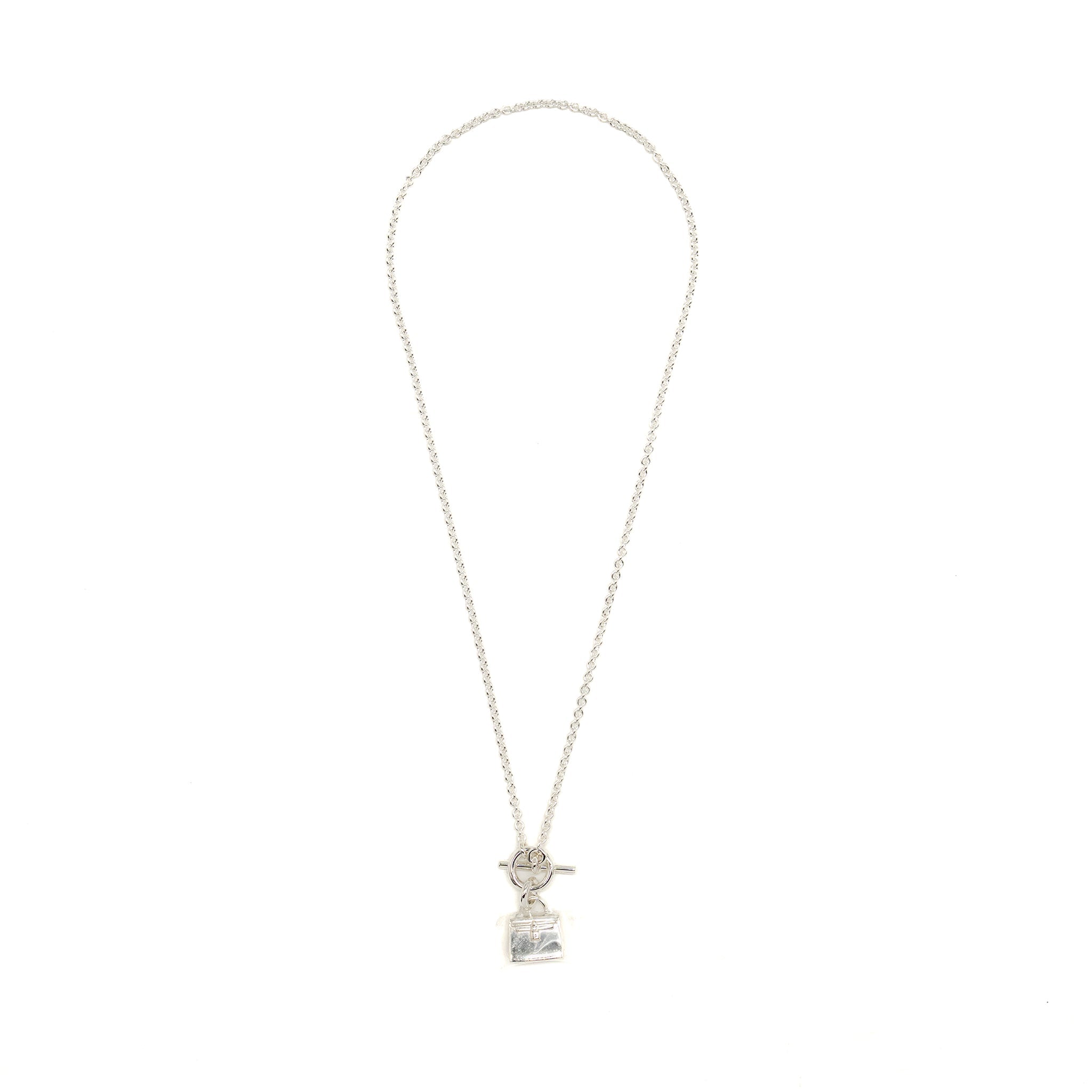 HERMES KELLY AMULETTE PENDANT STERLING SILVER