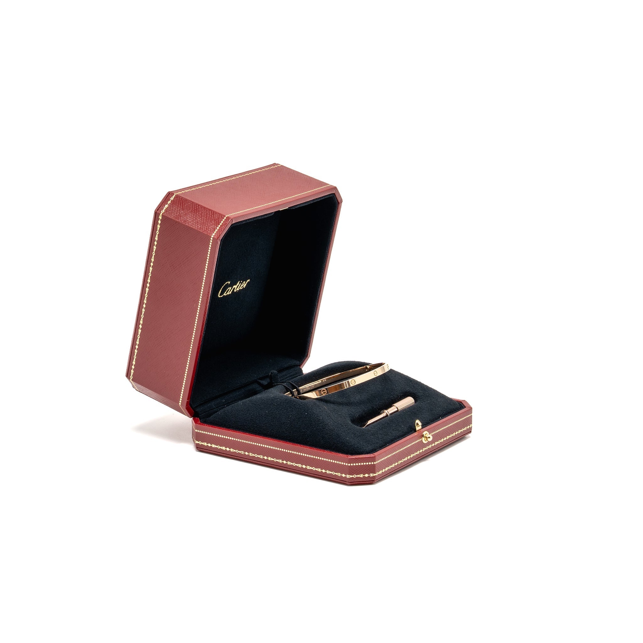 CATIER LOVE BRACELET ROSE GOLD