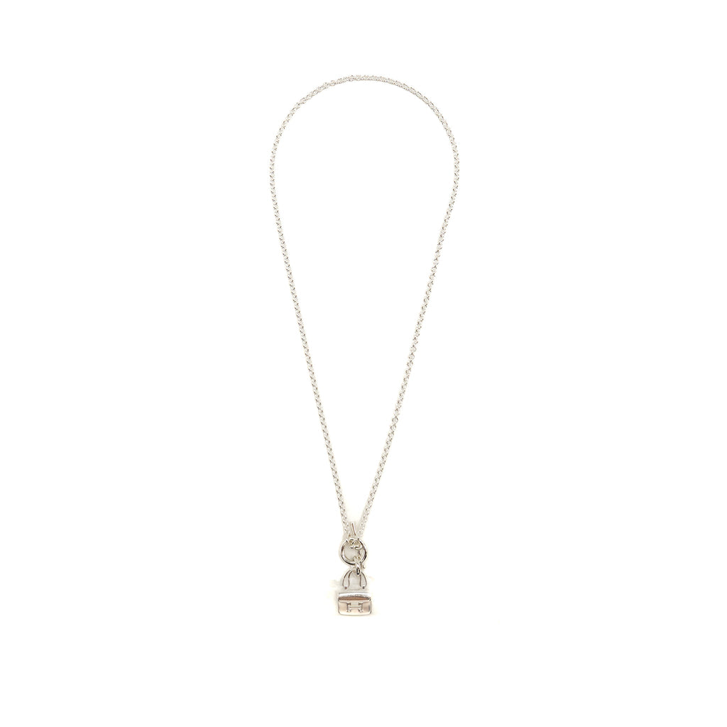 HERMES AMULETTES CONSTANCE PENDANT STERLING SILVER