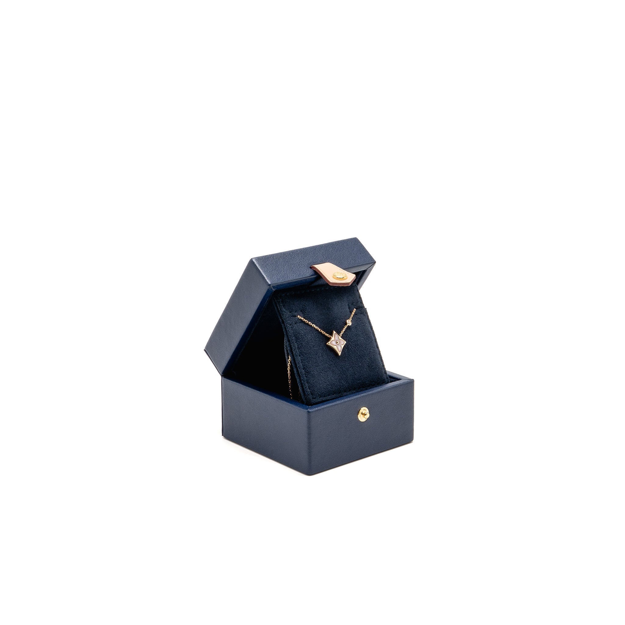 LOUIS VUITTON COLOR BLOSSOM BB STAR PENDANT, ROSE GOLD, PINK MOTHER OF PEARL / DIAMOND