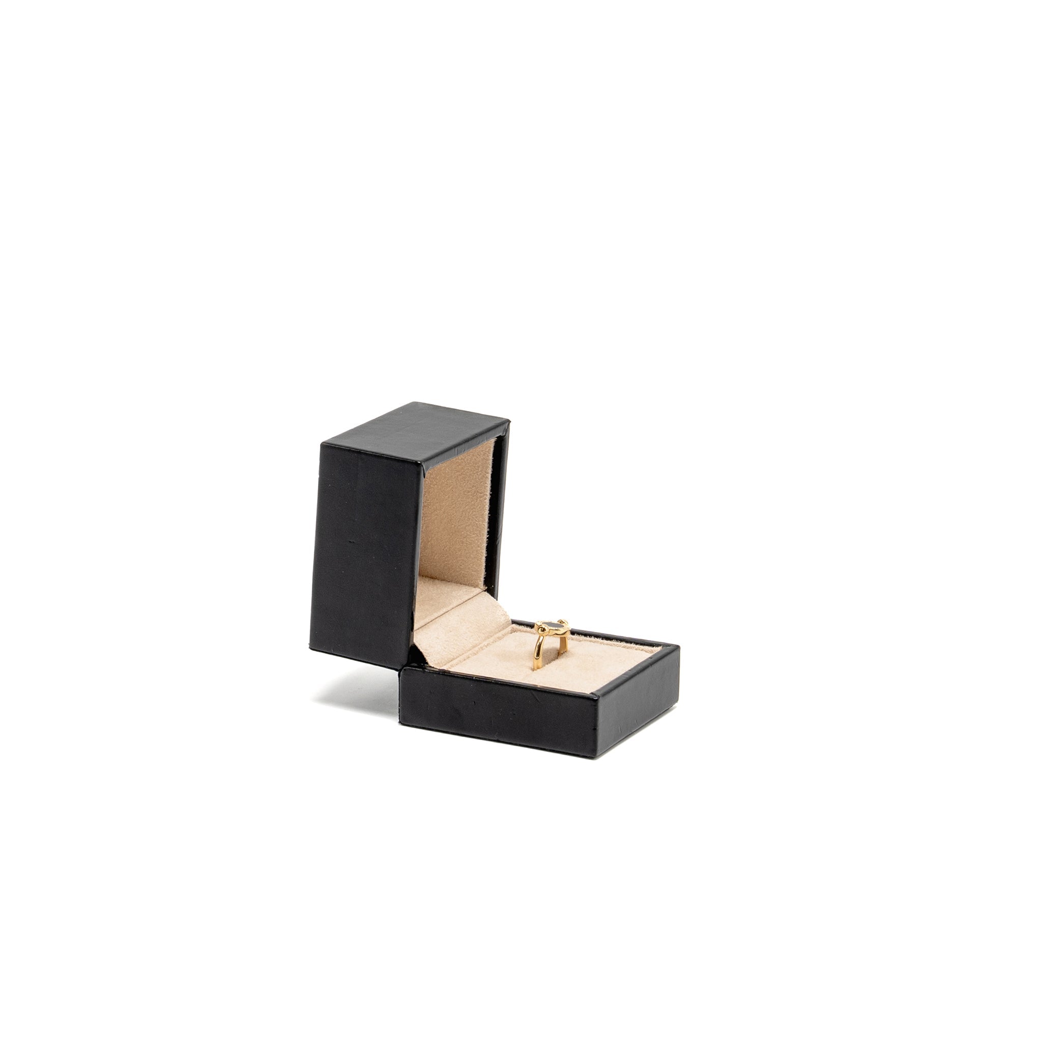 BVLGARI BVLGARI RING YELLOW GOLD/ONYX/CORAL BLACK/ORANGE