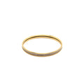 HERMES UNI BANGLE MARRON GLACE GHW