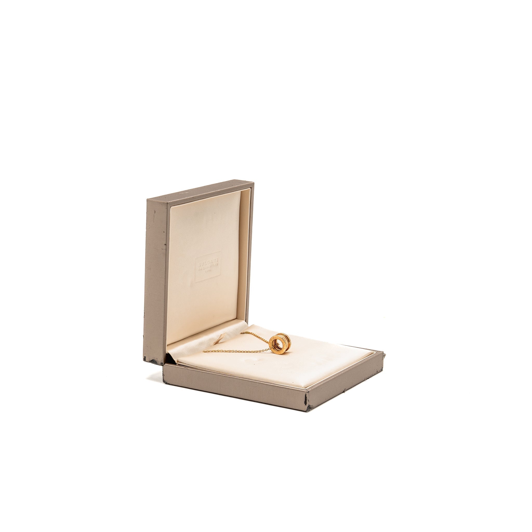 BVLGARI B.ZERO NECKLACE ROSE GOLD DIAMONDS