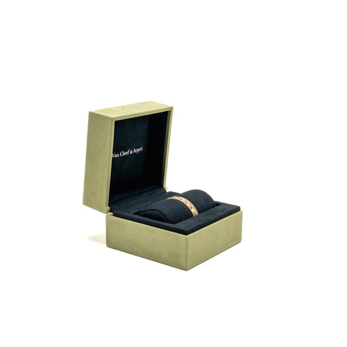 VAN CLEEF AND ARPELS PERLÉE CLOVERS BRACELET YELLOW GOLD, DIAMOND