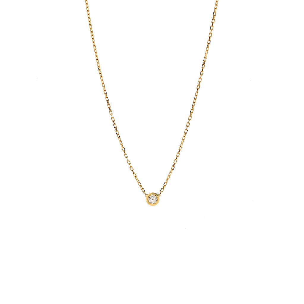 CARTIER D’AMOUR NECKLACE LARGE MODEL YELLOW GOLD, DIAMOND