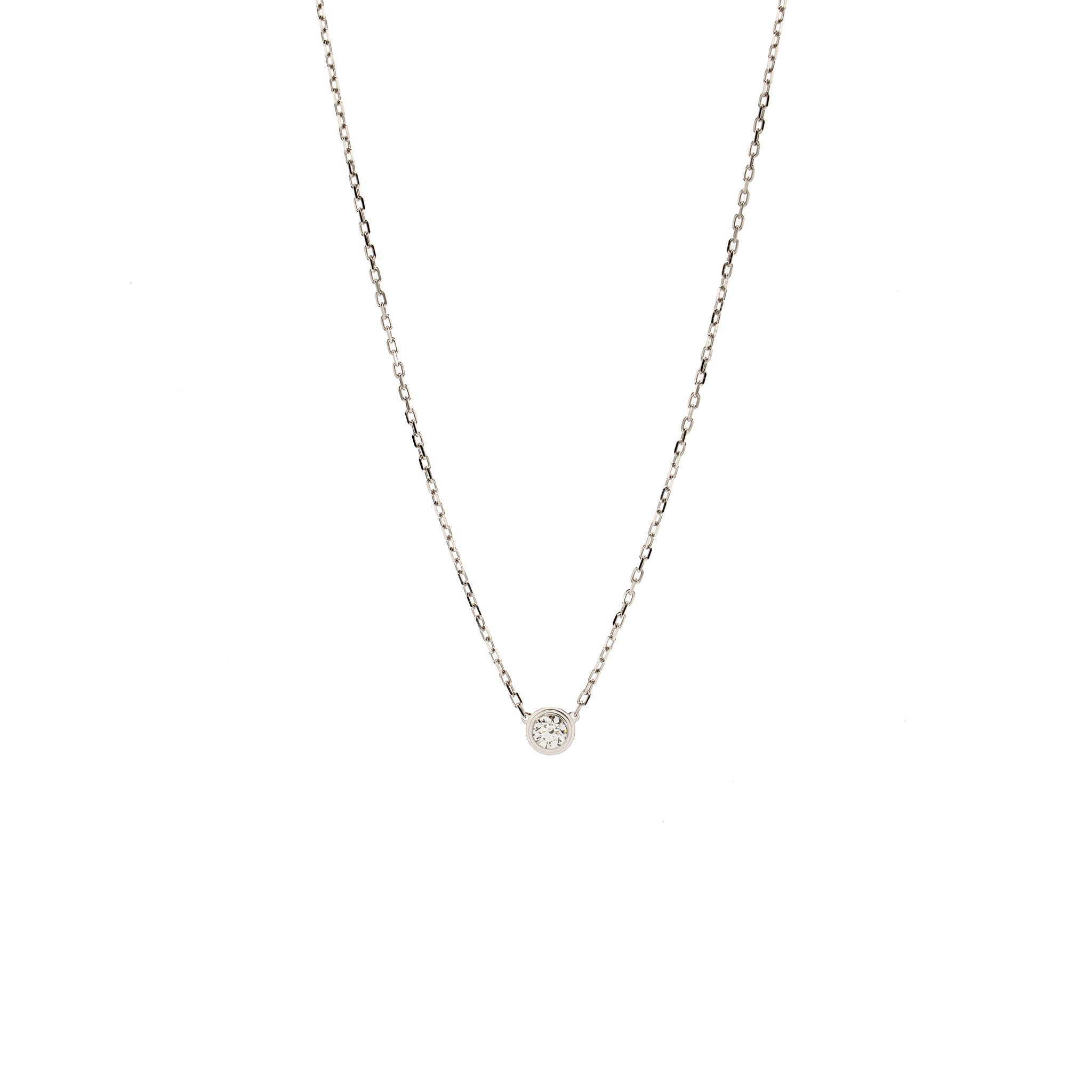 CARTIER D’AMOUR NECKLACE LARGE MODEL WHITE GOLD, DIAMOND