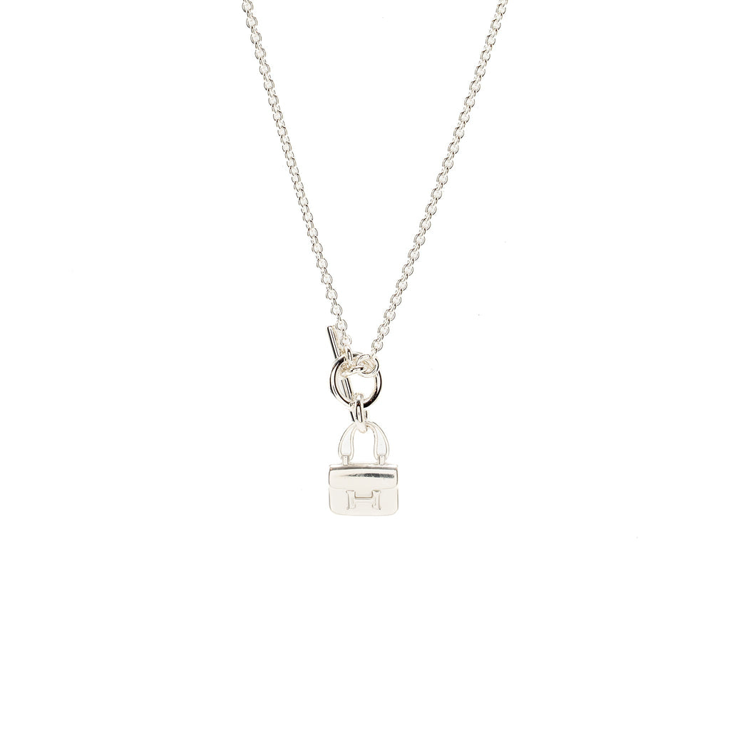 HERMES AMULETTES CONSTANCE PENDANT STERLING SILVER