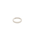TIFFANY NARROW ETOILE BAND RING PLATINUM DIAMONDS PAVE