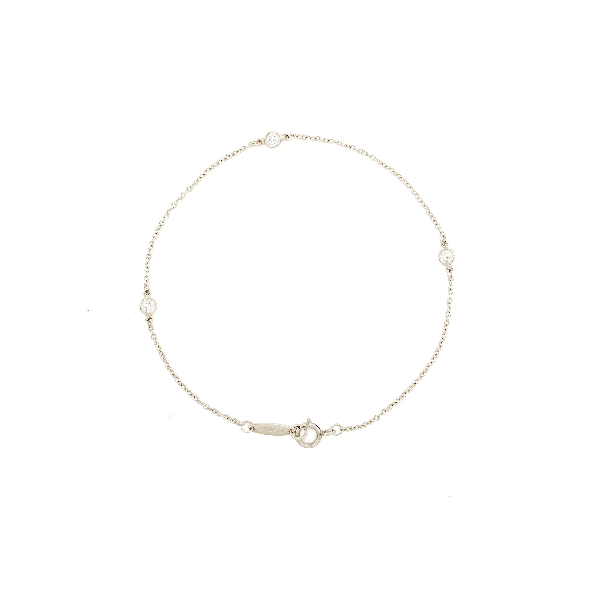 TIFFANY DIAMONDS BY THE YARD BRACELET PLATINUM DIAMONDS