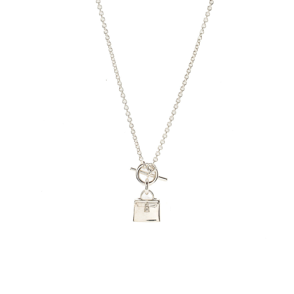 HERMES KELLY AMULETTE PENDANT STERLING SILVER