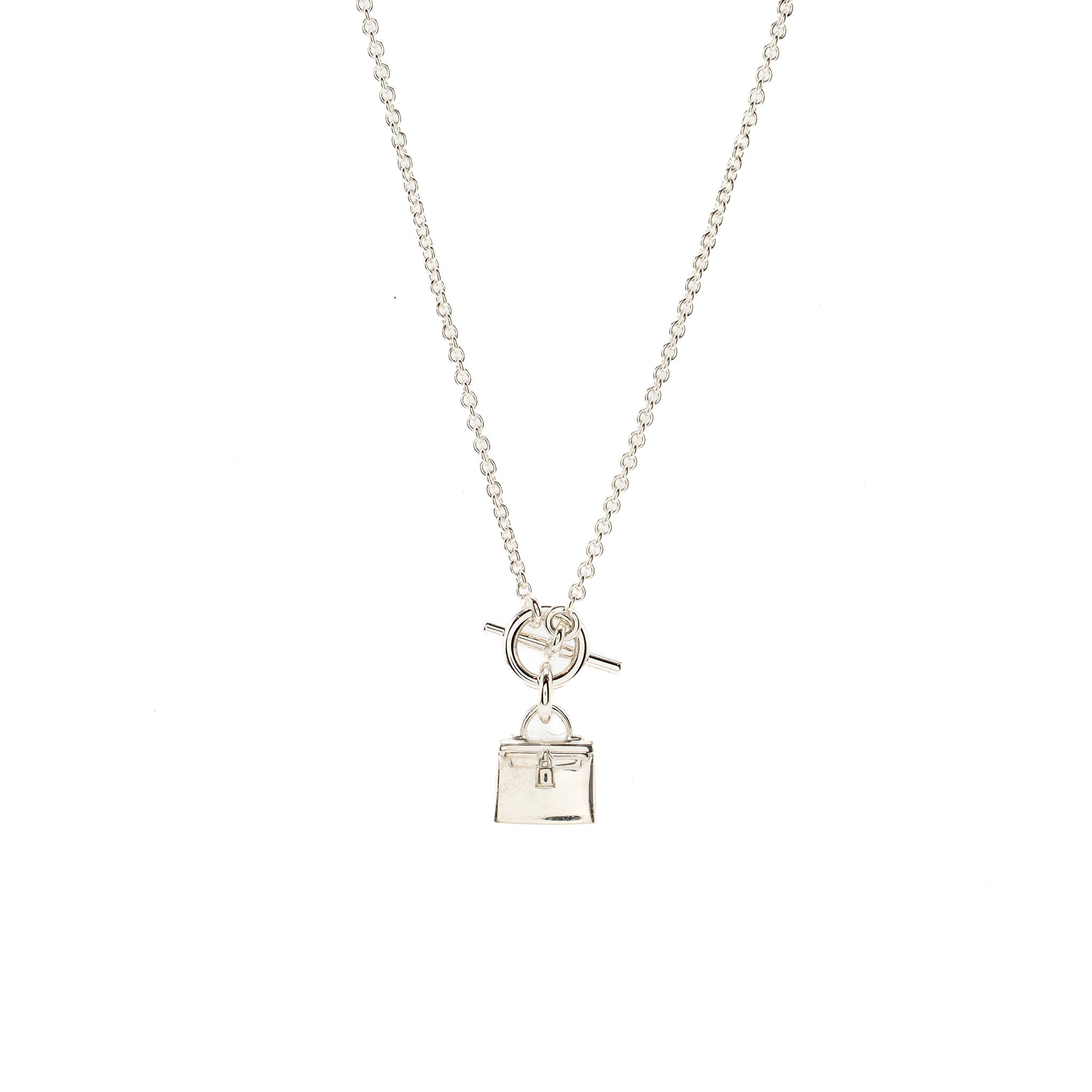 HERMES KELLY AMULETTE PENDANT STERLING SILVER