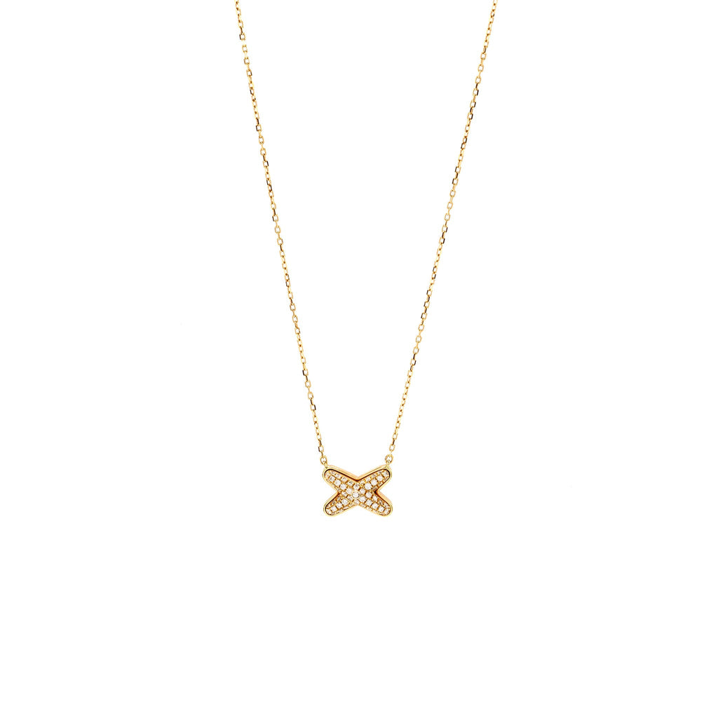 CHAUMET JEUX DE LIENS PENDANT ROSE GOLD, DIAMOND