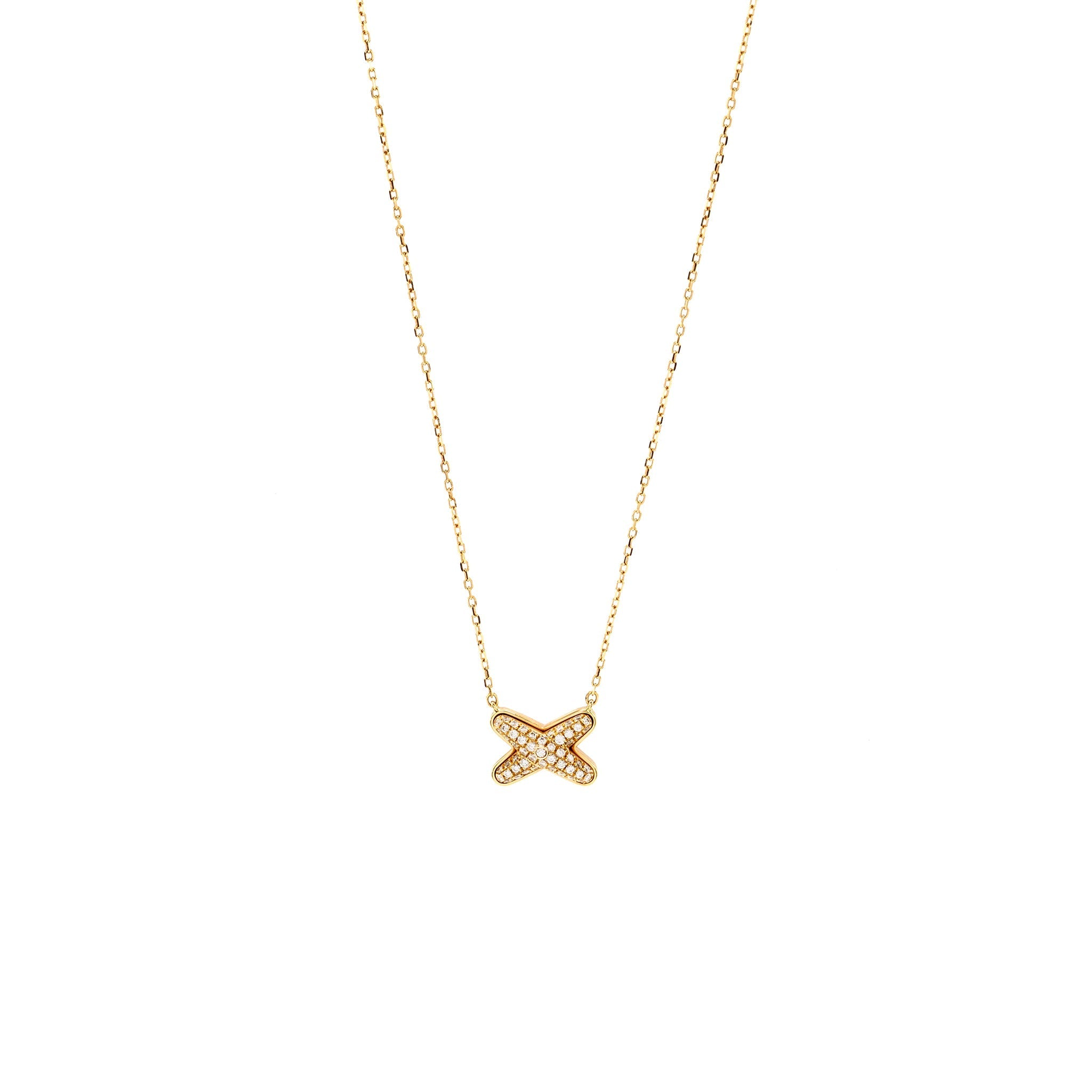 CHAUMET JEUX DE LIENS PENDANT ROSE GOLD, DIAMOND