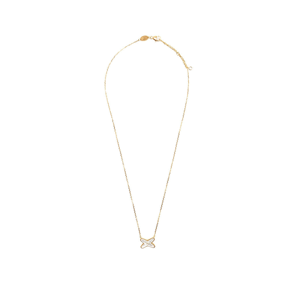 CHAUMET JEUX DE LIENS PENDANT ROSE GOLD / MOTHER OF PEARL / DIAMOND