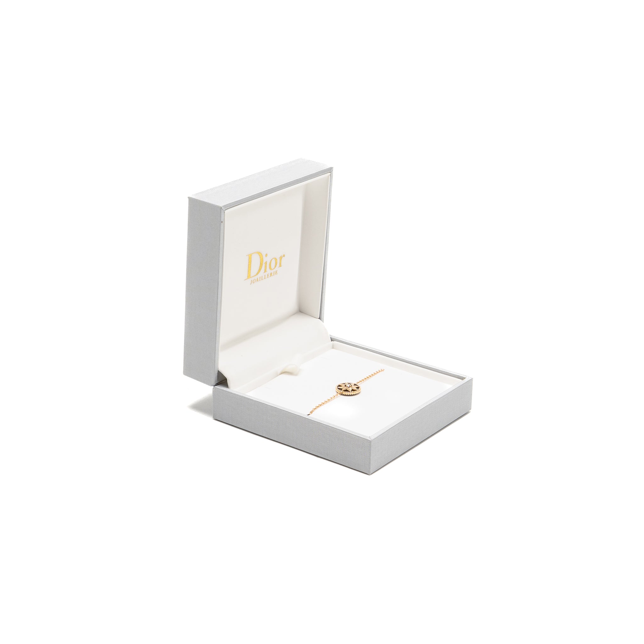 DIOR ROSE DES VENTS BRACELET ONYX ROSE GOLD WITH DIAMOND