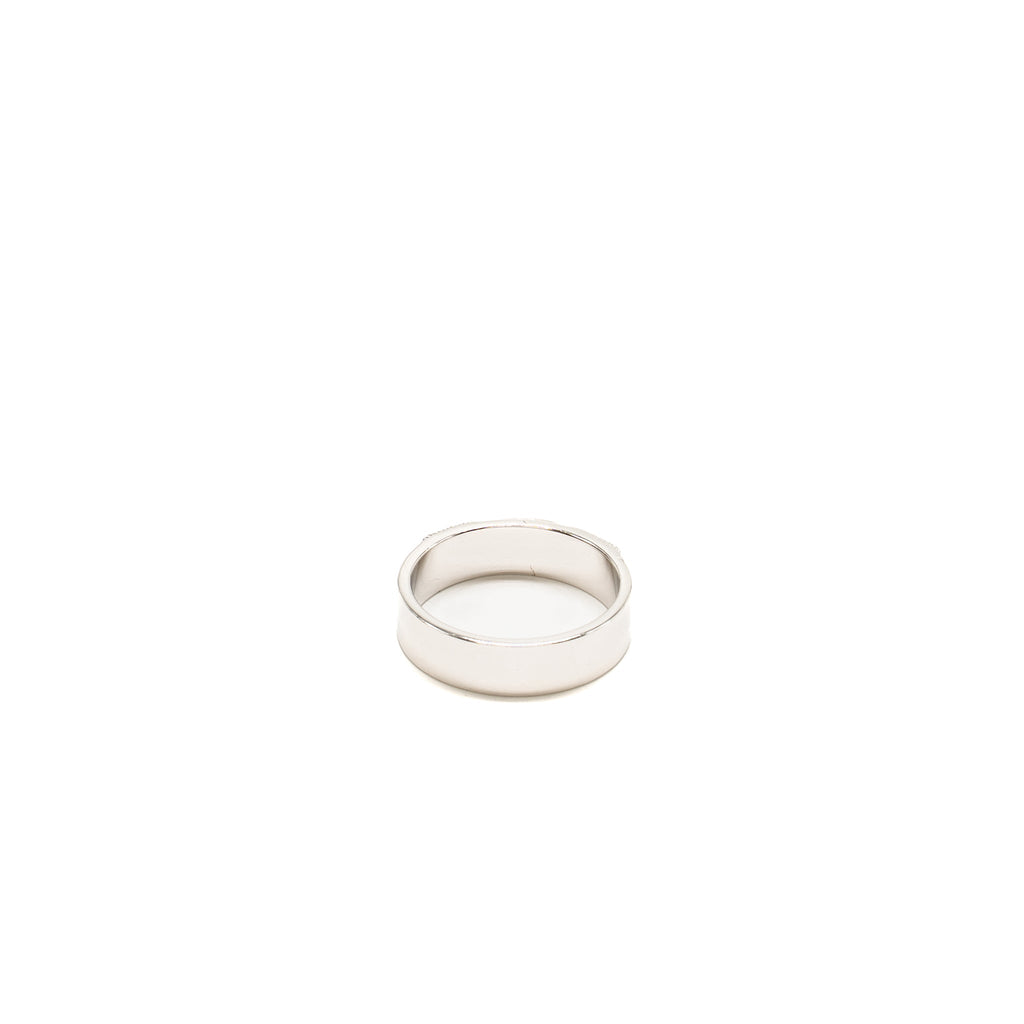 HERMES COLLIER DE CHIEN RING WHITE GOLD WITH DIAMONDS