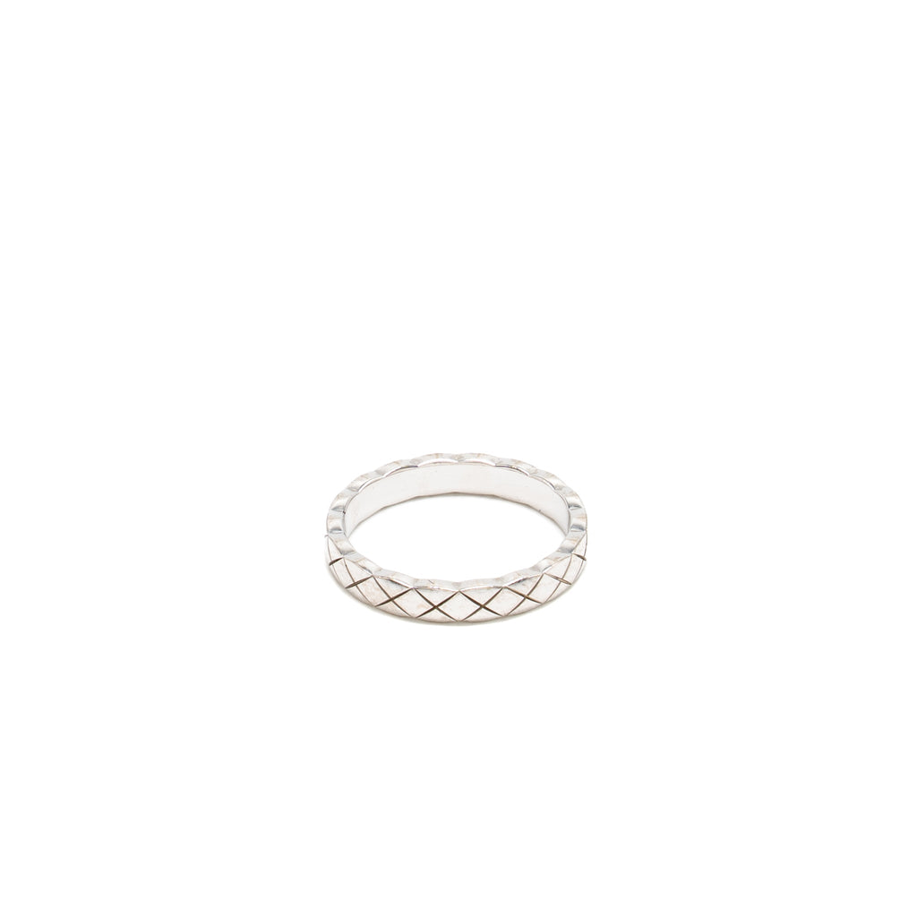 CHANEL COCO CRUSH RING MINI VERSION 18K WHITE GOLD