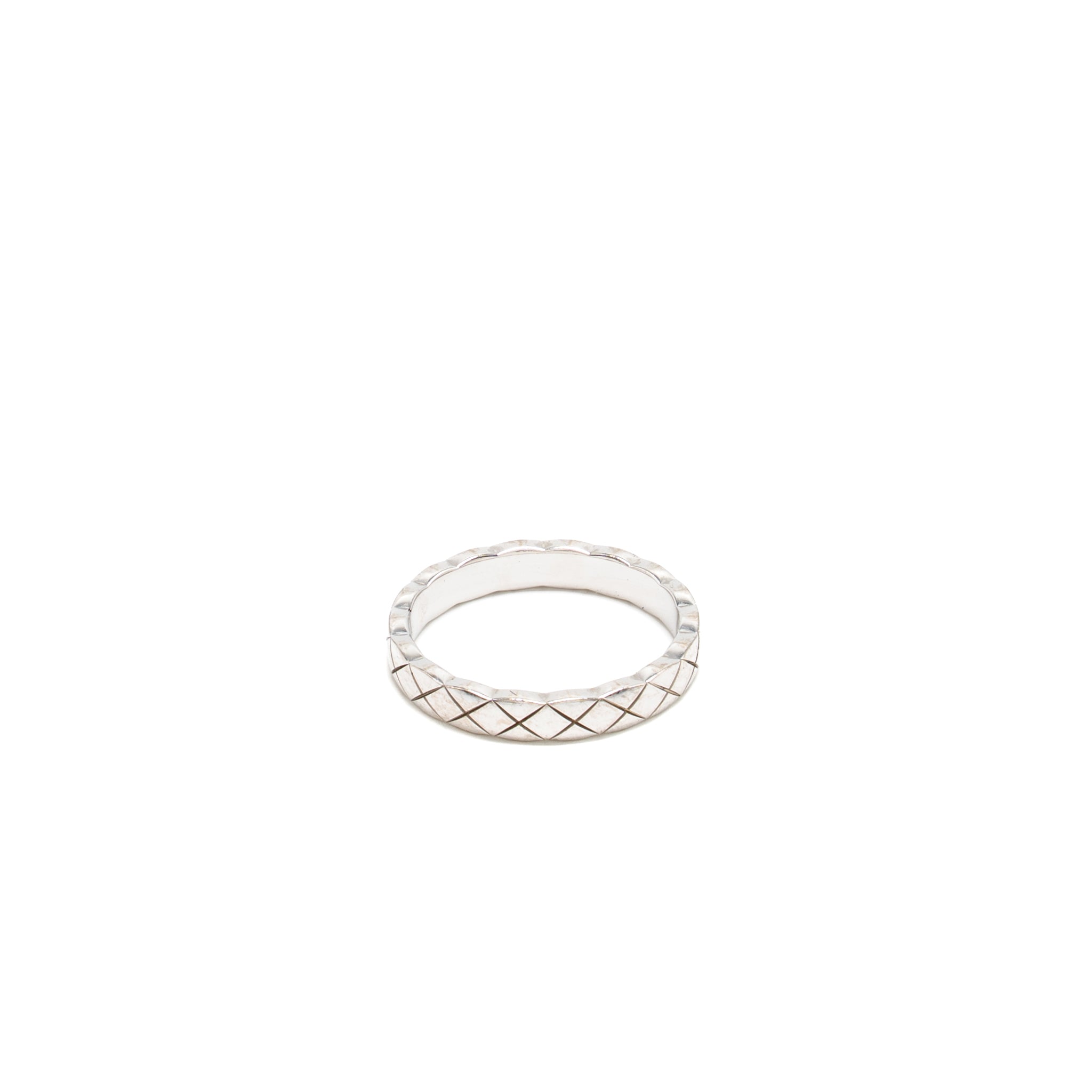CHANEL COCO CRUSH RING MINI VERSION 18K WHITE GOLD