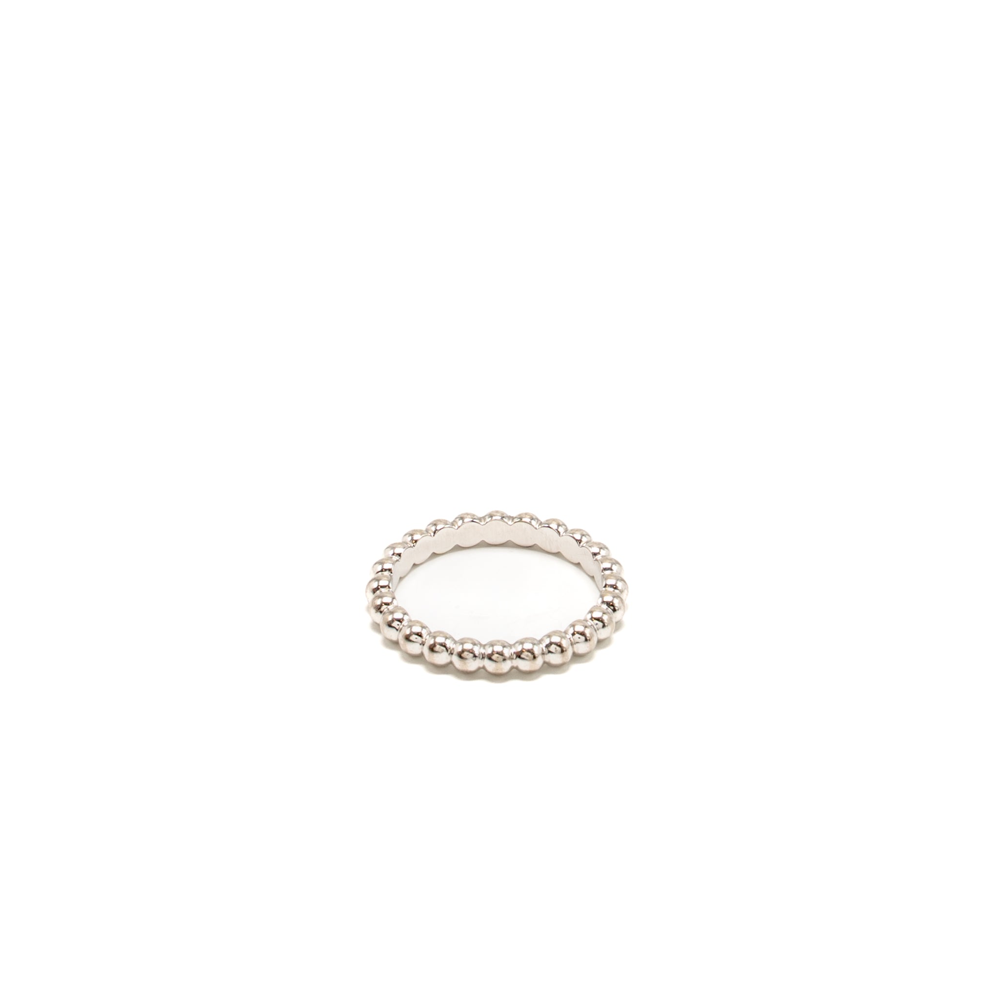 VAN CLEEF AND ARPELS PERLEE PEARLS OF GOLD RING WHITE GOLD