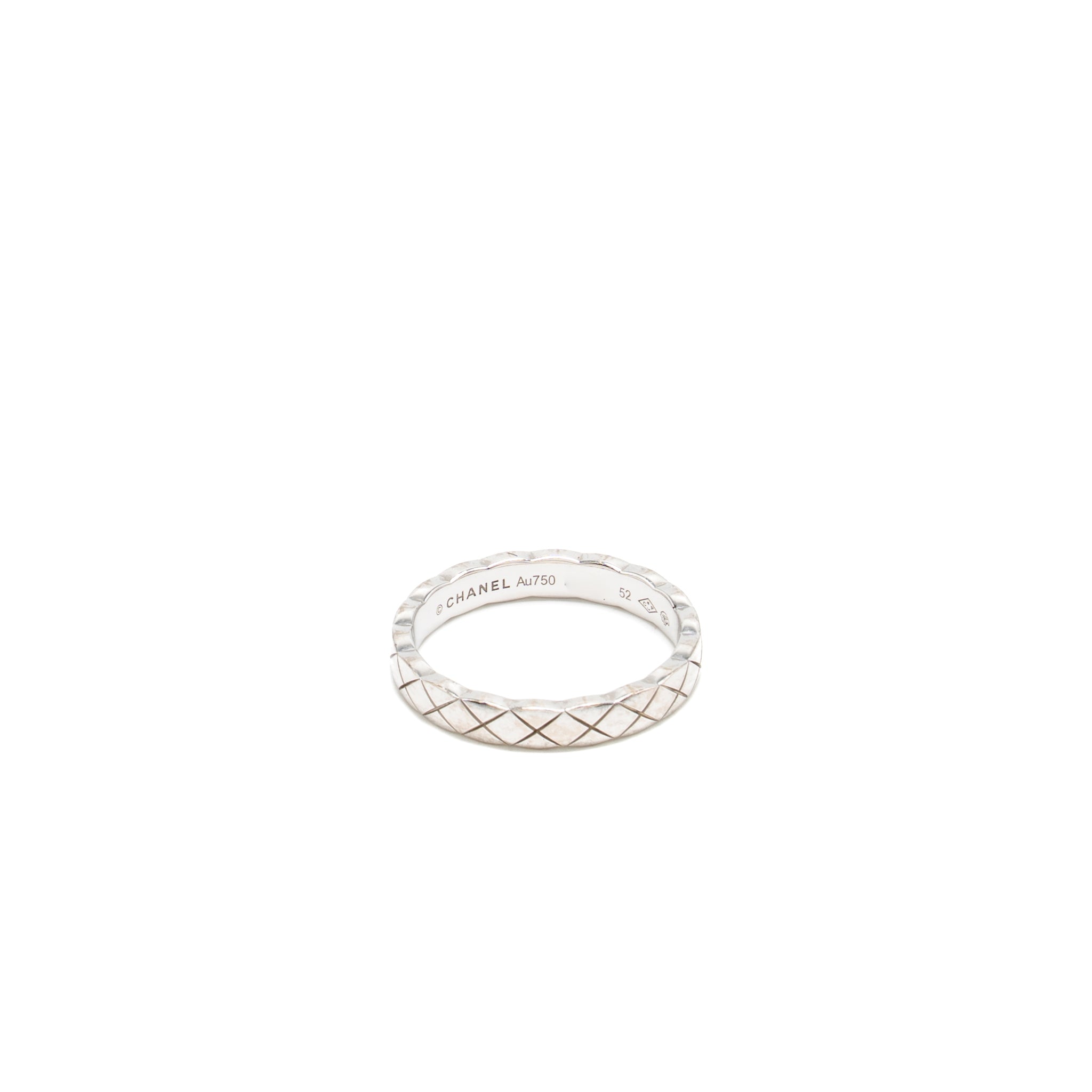 CHANEL COCO CRUSH RING MINI VERSION 18K WHITE GOLD