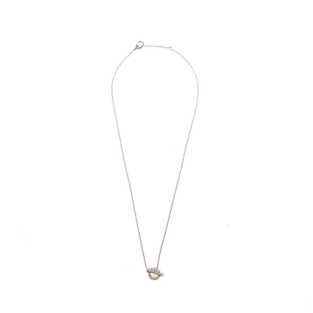 HERMES FINESSE PENDANT WHITE GOLD DIAMONDS