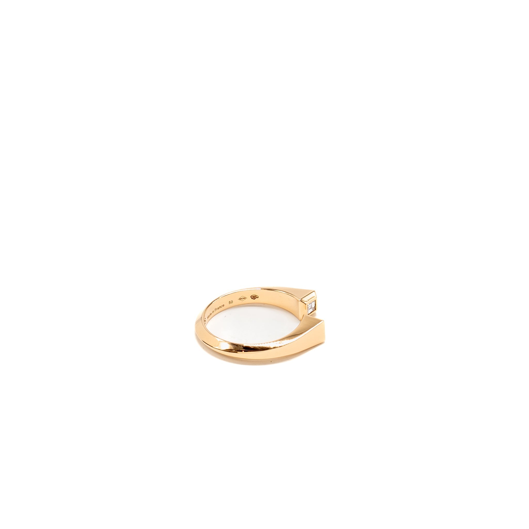 HERMES CLOU DE FORGE RING ROSE GOLD
