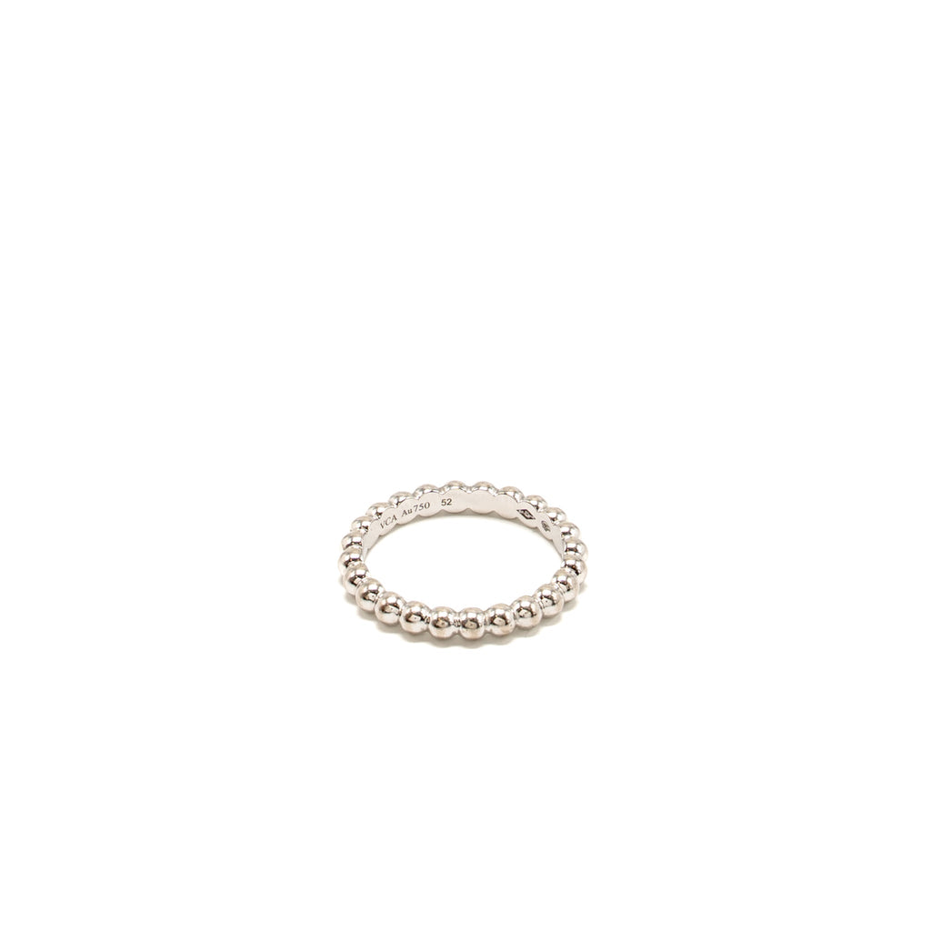 VAN CLEEF AND ARPELS PERLEE PEARLS OF GOLD RING WHITE GOLD