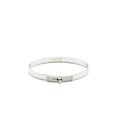 HERMES KELLY BRACELET WHITE GOLD WITH DIAMONDS